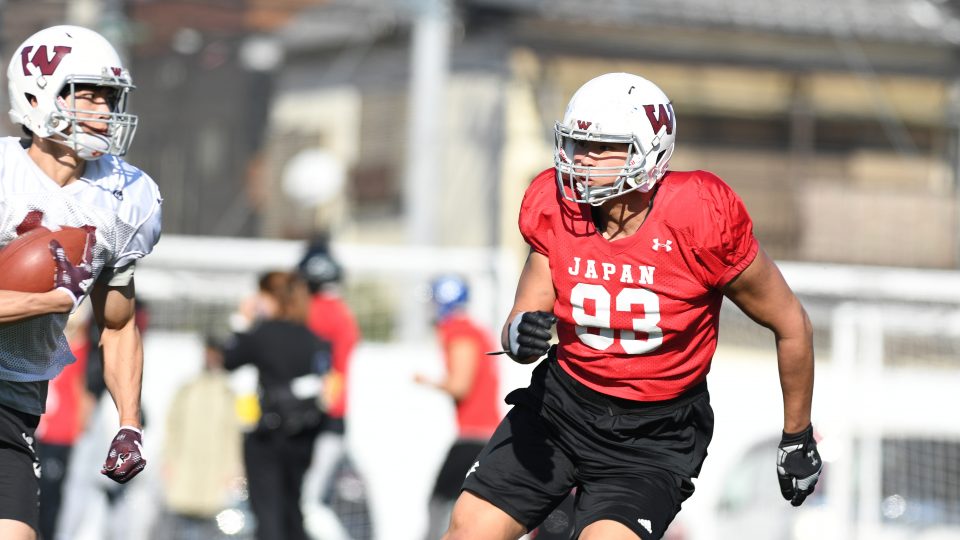 Dream Bowl】アメフト経験4年で全日本選抜入りなるか 破格のサイズを