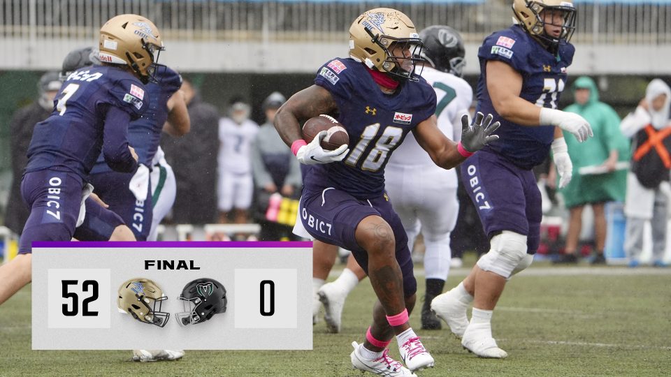 X1 Super】QBホリーが6TDパスの圧巻ショー オービックが富士